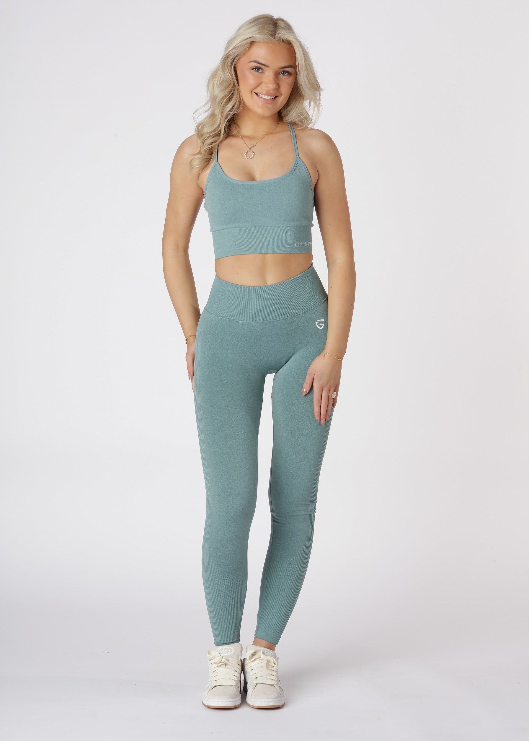 GYMONE - AGILITY SCRUNCH TIGHTS - GRØN