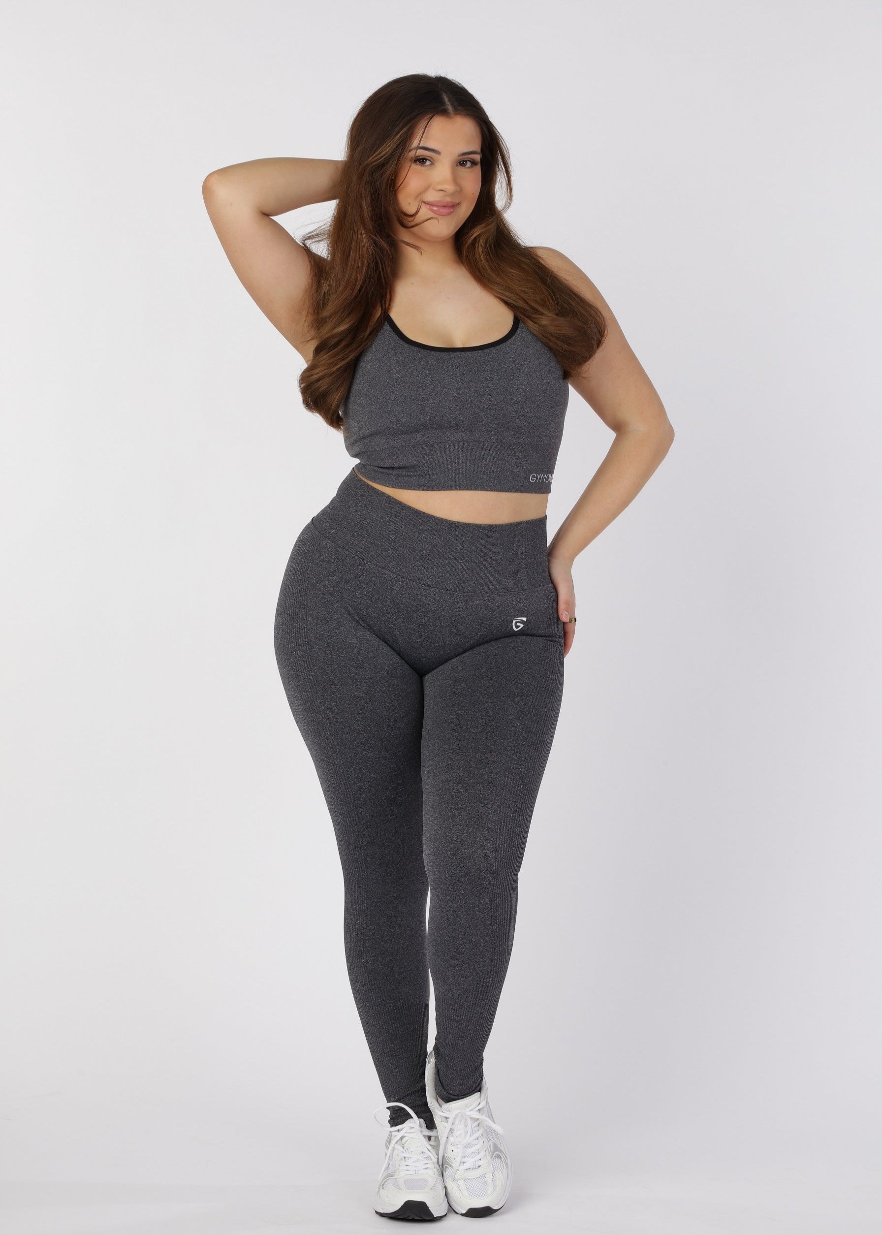 GYMONE - AGILITY SCRUNCH TIGHTS - MØRKEGRÅ
